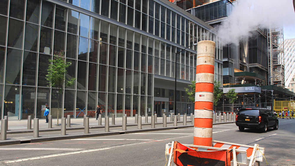 Why are the streets of New York smoking?