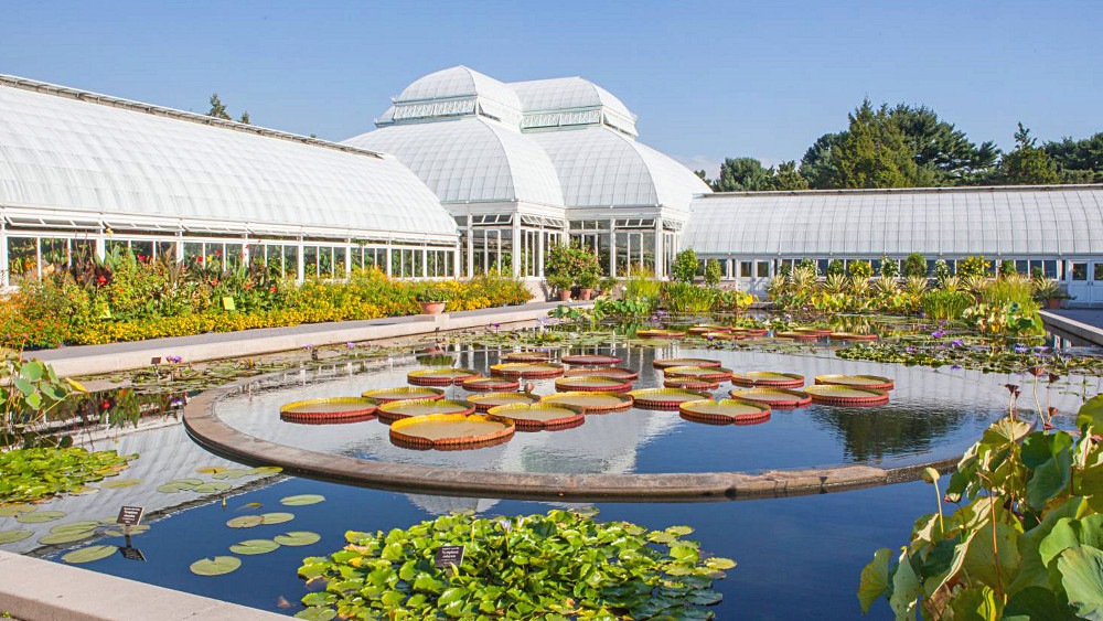 The New York Botanical Garden, the largest garden in the United States
