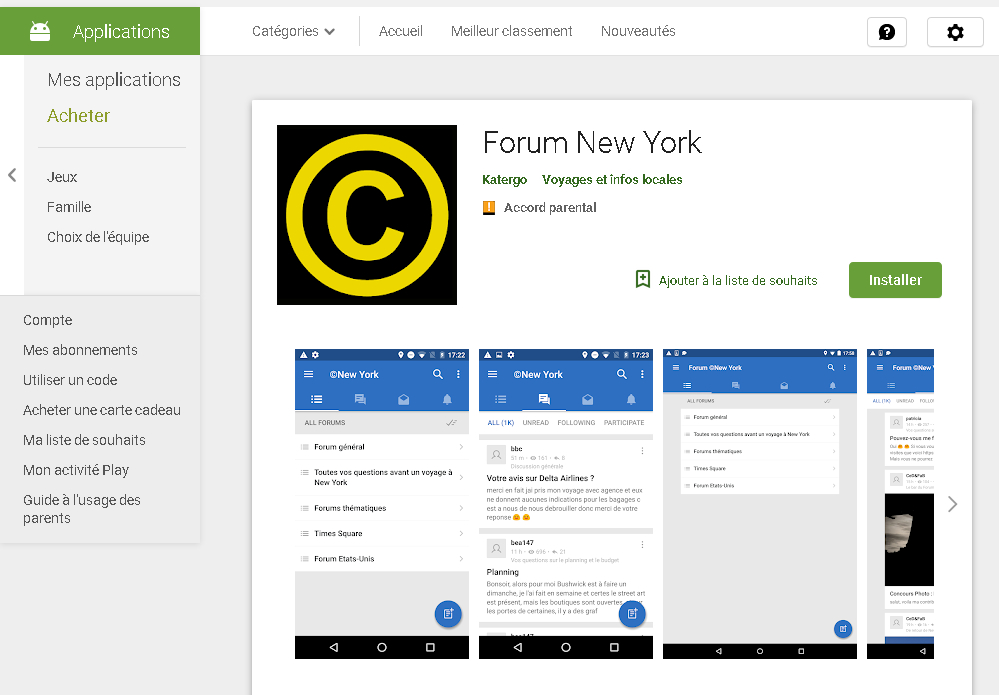 The New York Forum now available as a free app