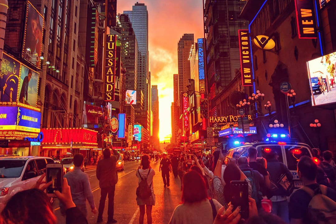 New York: the Manhattanhenge in 10 photos!