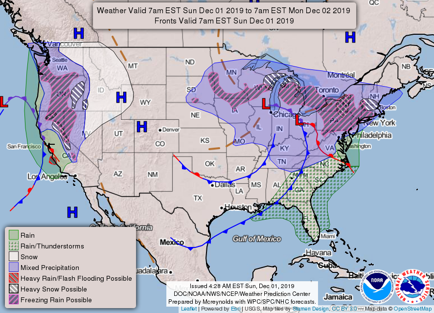 Meteo Une Tempete De Neige Va S Abattre Sur New York C New York